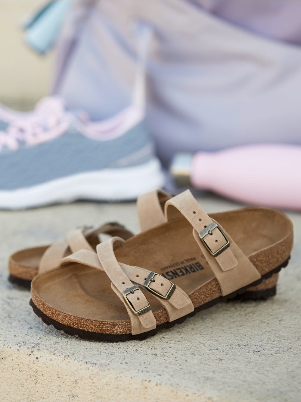 Birkenstock Franca Oiled Leather Sandals Brown Tan Size 49 Comfort